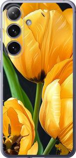 Чехол на Samsung Galaxy S24 Plus Желтые тюльпаны
