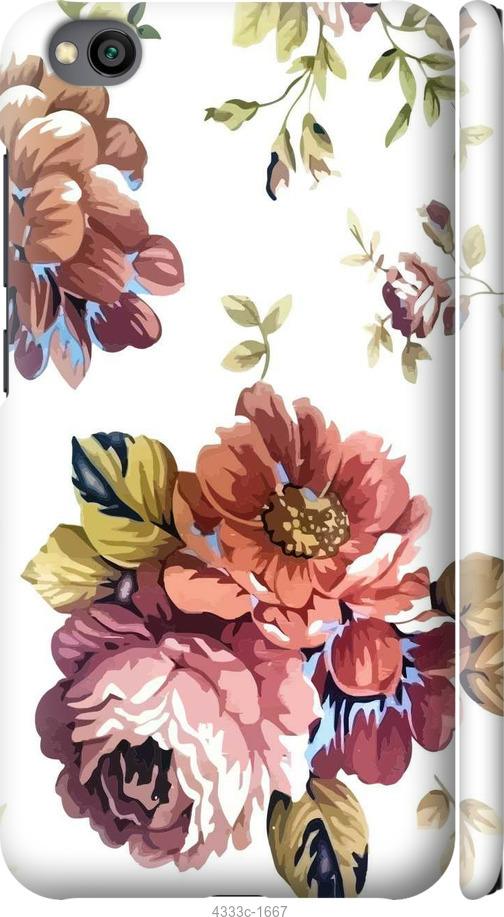 Чехол на Xiaomi Redmi Go Vintage flowers