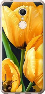 Чехол на Xiaomi Redmi 5 Желтые тюльпаны