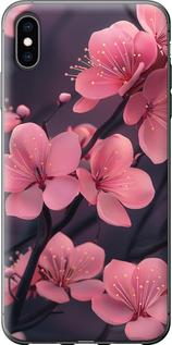 Чехол на iPhone XS Max Пурпурная сакура
