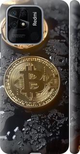 Чехол на Xiaomi Redmi 10C Вулканический Bitcoin