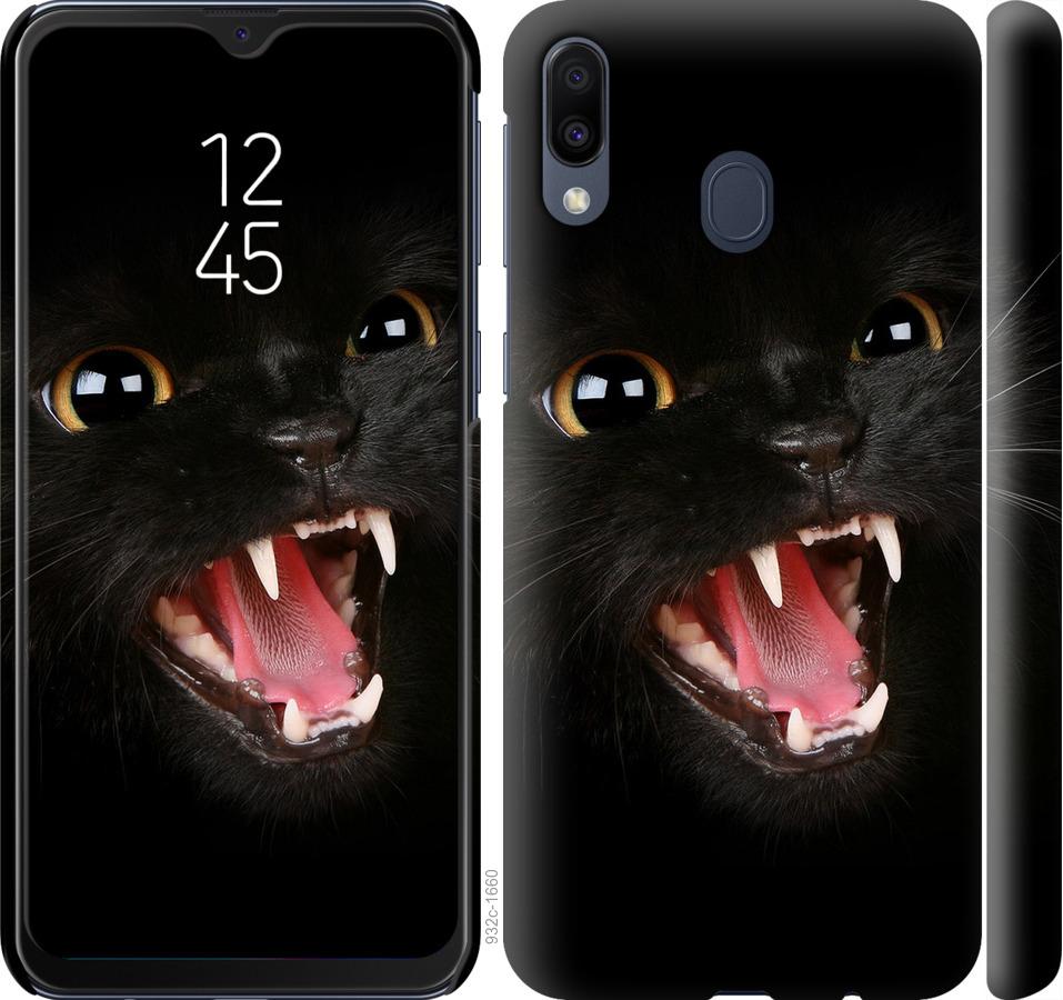 Чехол на Samsung Galaxy M20 Чёрная кошка