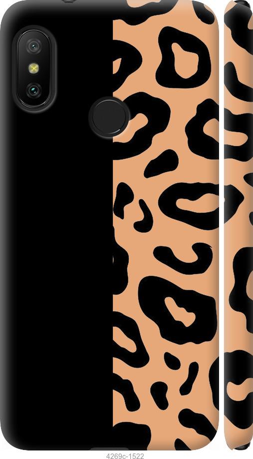 Чехол на Xiaomi Redmi 6 Pro Пятна леопарда
