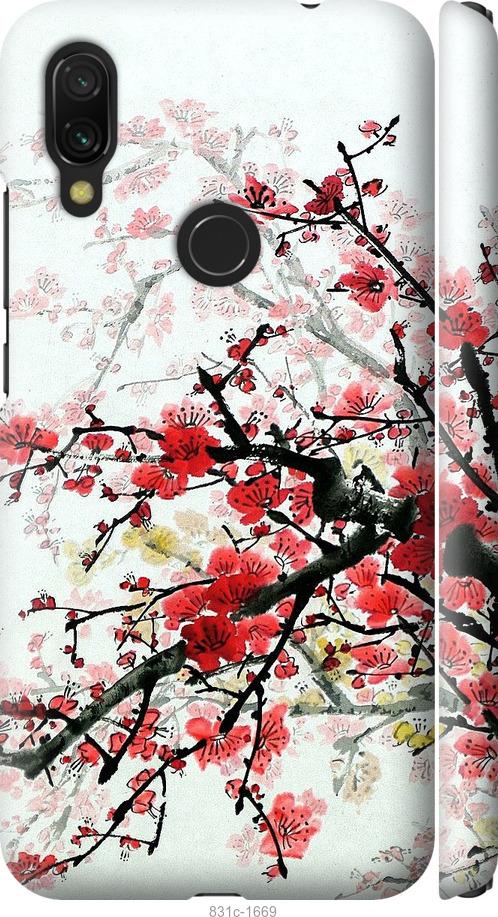 Чехол на Xiaomi Redmi 7 Цветущий куст