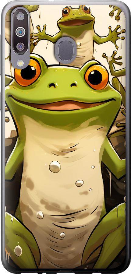 Чехол на Samsung Galaxy M30 Веселая жаба