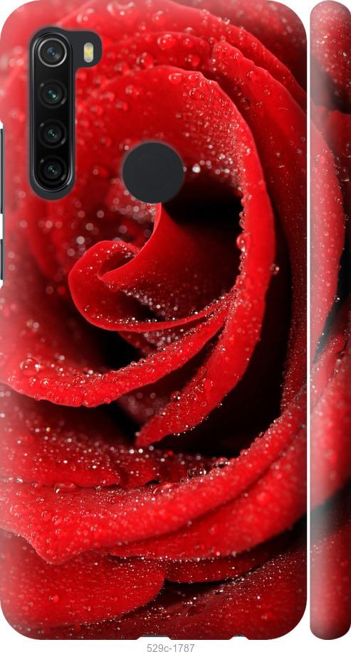 Чехол на Xiaomi Redmi Note 8 Красная роза