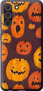 Чехол на Samsung Galaxy S21 FE Тыквы на Хеллоуин