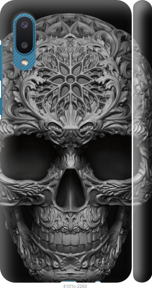 Чехол на Samsung Galaxy A02 A022G skull-ornament