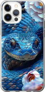 Чехол на iPhone 12 Pro Blue Snake