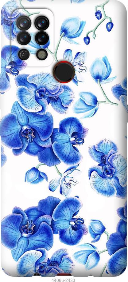 Чехол на Tecno Pova LD7 Голубые орхидеи