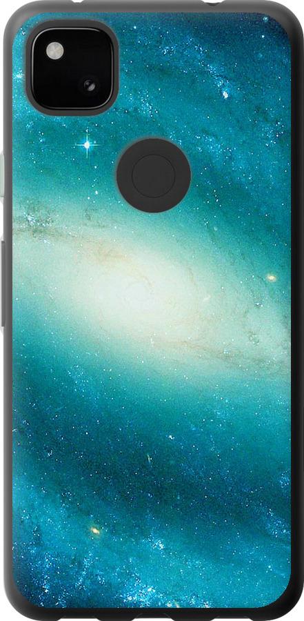 Чехол на Google Pixel 4A Голубая галактика