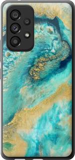 Чехол на Samsung Galaxy A53 A536E Green marble