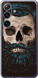 Чехол на Samsung Galaxy S24 Plus Череп с бородой