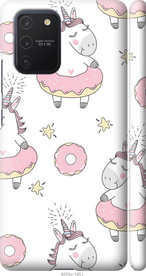 Чехол на Samsung Galaxy S10 Lite 2020 Единорожки