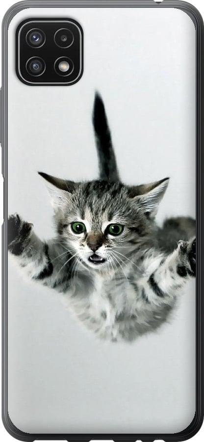 Чехол на Samsung Galaxy A22 5G A226B Летящий котёнок