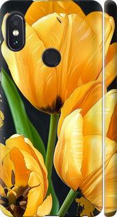 Чехол на Xiaomi Redmi Note 5 Pro Желтые тюльпаны