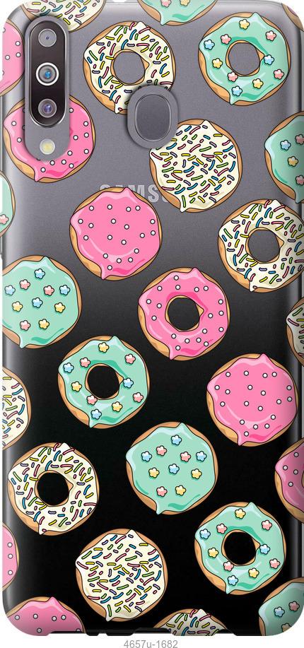 Чехол на Samsung Galaxy M30 Пончики 1
