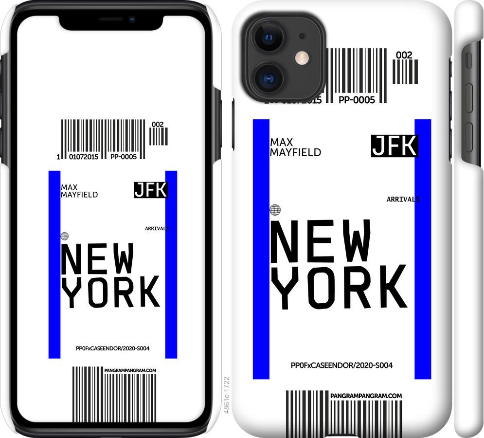 Чехол на iPhone 11 New York