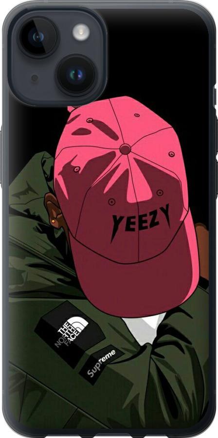 Чехол на iPhone 14 logo de yeezy