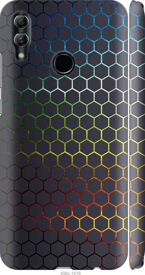 Чехол на Huawei Honor 10 Lite Переливающиеся соты