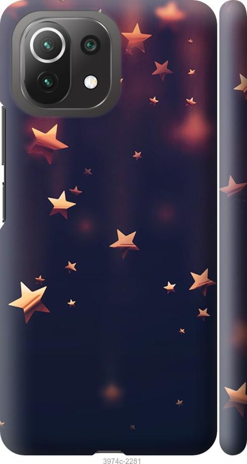 Чехол на Xiaomi Mi 11 Lite Падающие звезды