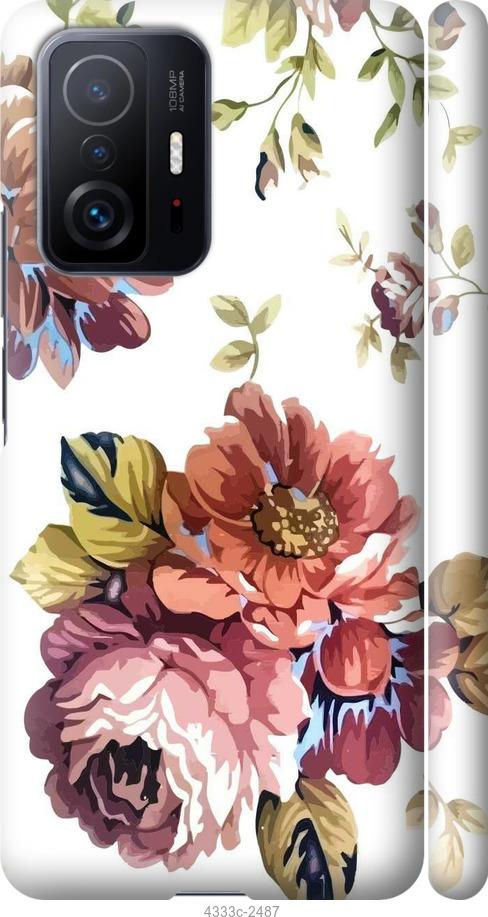 Чехол на Xiaomi 11T Pro Vintage flowers