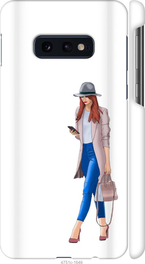 Чехол на Samsung Galaxy S10e Девушка 1