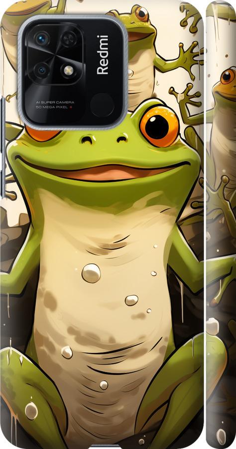 Чехол на Xiaomi Redmi 10C Веселая жаба