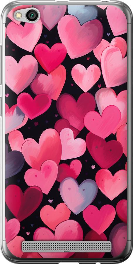 Чехол на Xiaomi Redmi 5A Сердечки 4