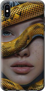 Чехол на iPhone XS Max Объятия змеи