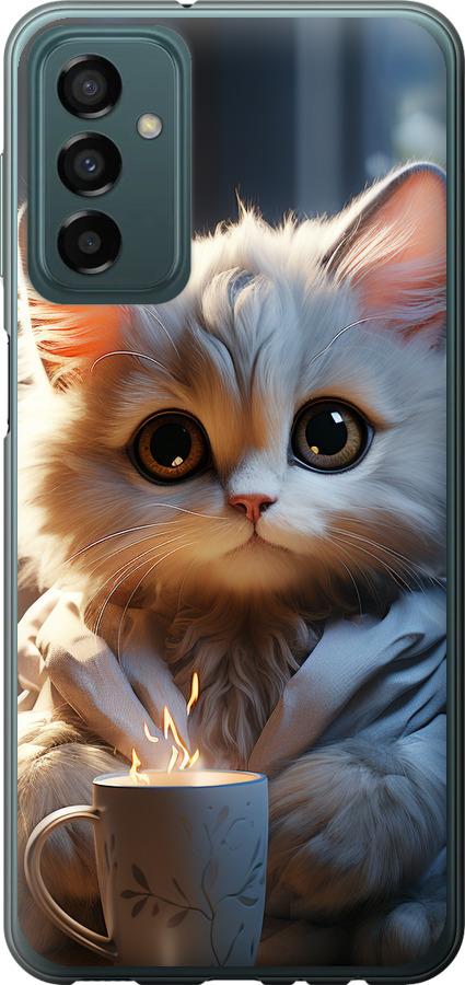 Чехол на Samsung Galaxy M23 M236B White cat