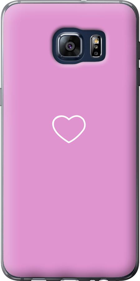 Чехол на Samsung Galaxy S6 Edge Plus G928 Сердце 2