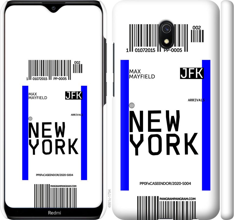 Чехол на Xiaomi Redmi 8A New York