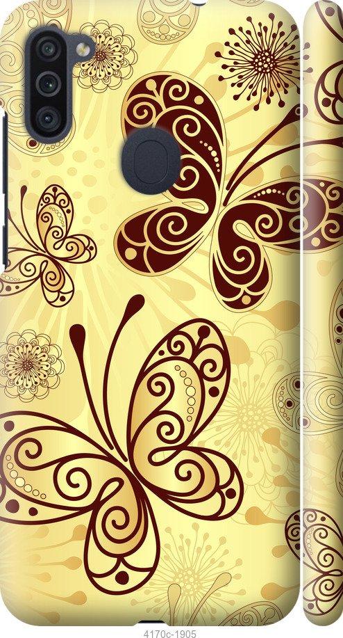 Чехол на Samsung Galaxy M11 M115F Красивые бабочки