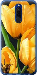 Чехол на Xiaomi Redmi 8 Желтые тюльпаны