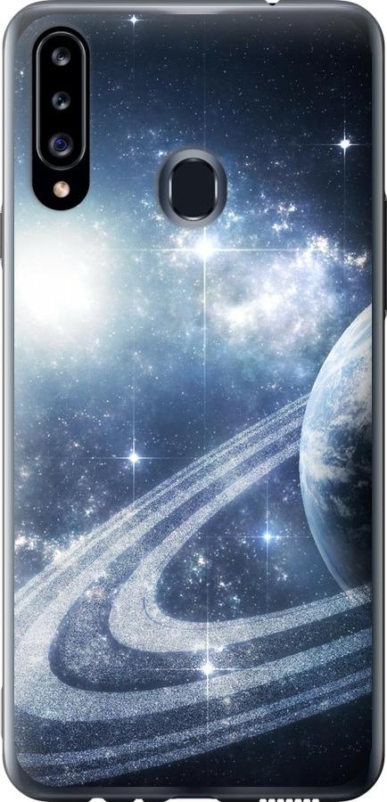 Чехол на Samsung Galaxy A20s A207F Кольца Сатурна