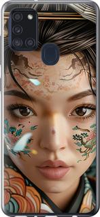 Чехол на Samsung Galaxy A21s A217F Взгляд души самурая