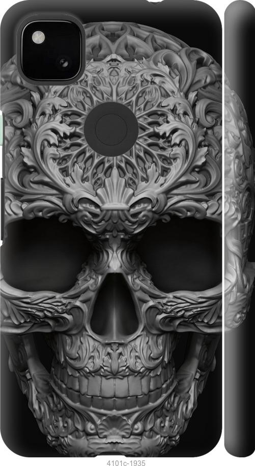 Чехол на Google Pixel 4A skull-ornament