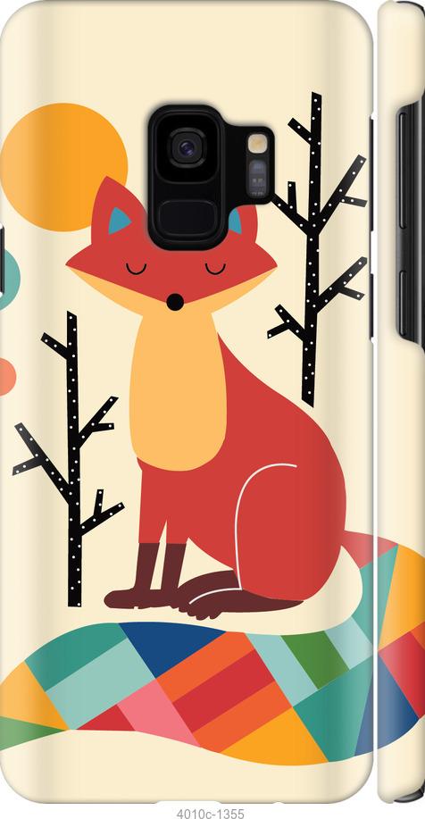 Чехол на Samsung Galaxy S9 Rainbow fox