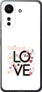 Чехол на Xiaomi Redmi 13C falling in love