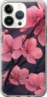 Чехол на iPhone 13 Pro Пурпурная сакура