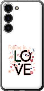 Чехол на Samsung Galaxy S23 falling in love