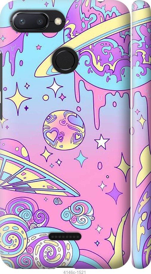 Чехол на Xiaomi Redmi 6 Розовая галактика