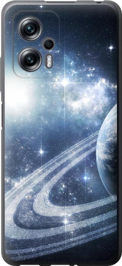 Чехол на Xiaomi Redmi Note 11T Pro Кольца Сатурна