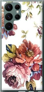 Чехол на Samsung Galaxy S22 Ultra Vintage flowers