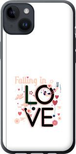 Чехол на iPhone 14 Plus falling in love