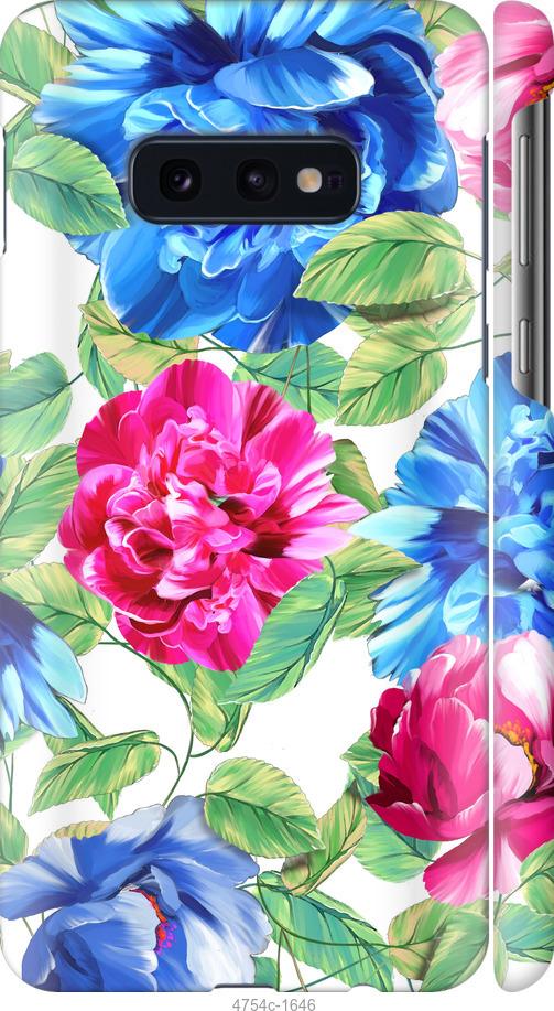 Чехол на Samsung Galaxy S10e Цветы 21
