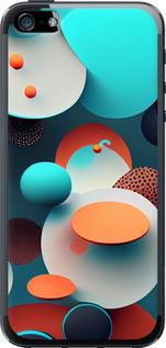 Чехол на iPhone SE Горошек абстракция
