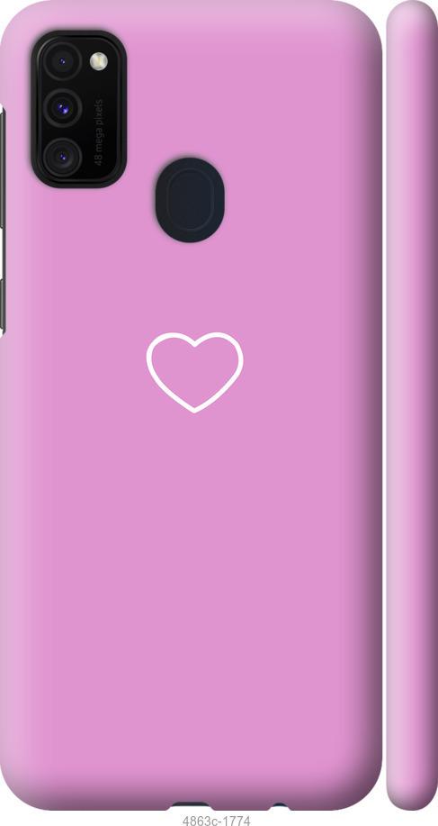 Чехол на Samsung Galaxy M30s 2019 Сердце 2