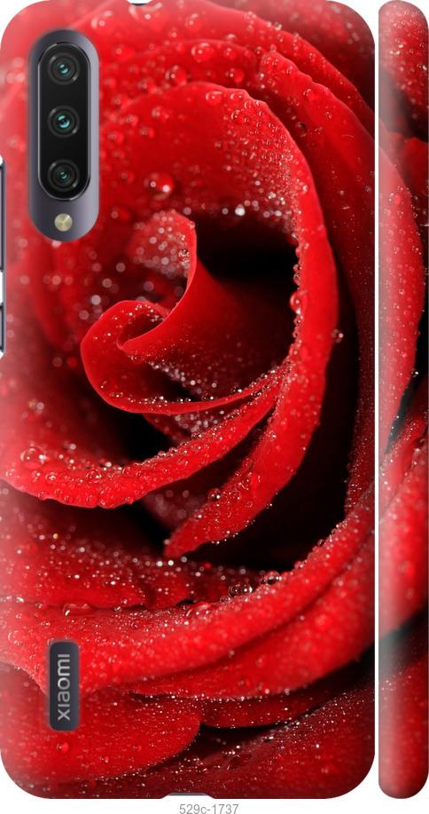 Чехол на Xiaomi Mi A3 Красная роза